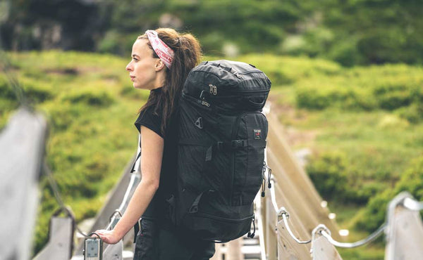 A profile view of a person wearing the Hero's Journey.